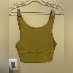 lululemon green reversible tank top size 6